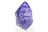 Brilliant Blue-Violet Tanzanite Crystal - Merelani Hills, Tanzania #298588-2